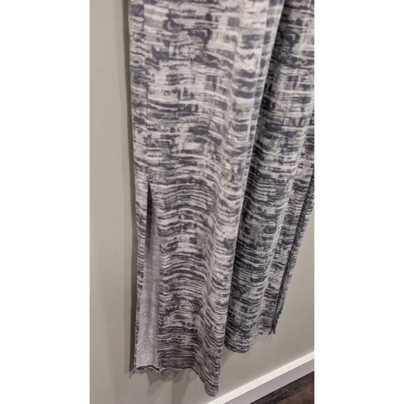 Athleta Silver Shimmer Cressida Racerback Maxi Dress Size Medium - Picture 5 of 10